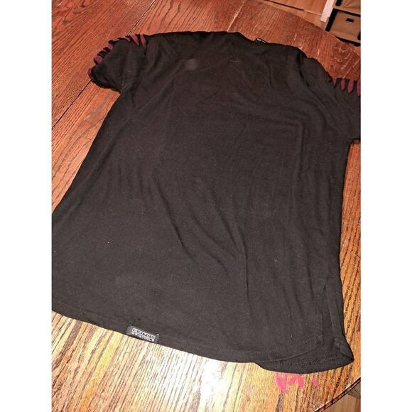 2XL Switch Original Remarkable Distressed Zipperd Streetwear Grunge Cotton Shirt - Picture 5 of 6